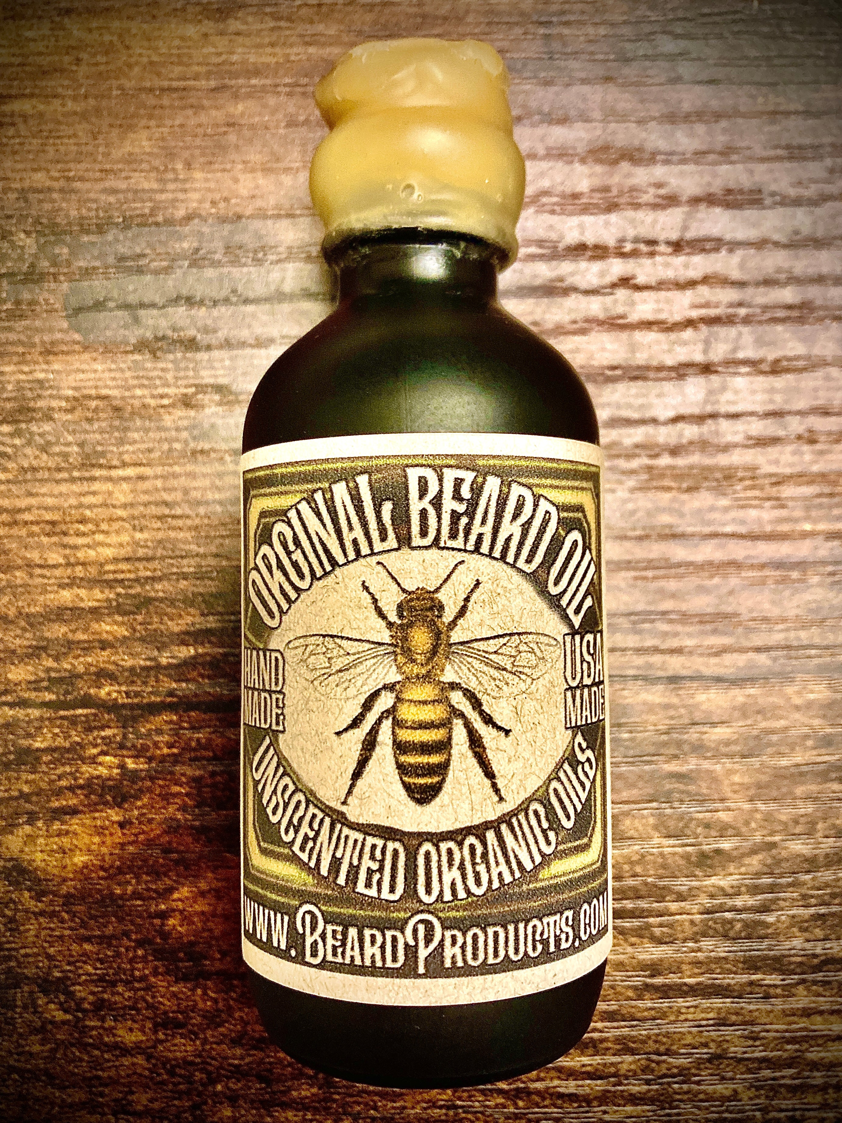 Original Unscented Zero Waste Beard Oil in Glass